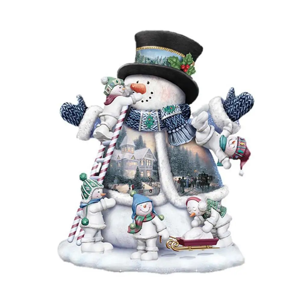 

Diamond Painting Cartoon Snowman Owl 5D DIY Diamond Embroidery Mosaic Picture Of Rhinestone Christmas Decoration Home