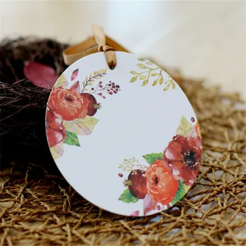 

50pcs Seat Card Table Number Name Card Place Cards Wedding Favor Birthday Party Decoration Ribbon Wedding supplies