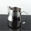 FeiC 1pc 350ml/550ml/750ml Motta style  Stainless Steel Milk Pitcher/Jug Milk Foaming Jug/Teflon for Barista latte art ► Photo 2/4
