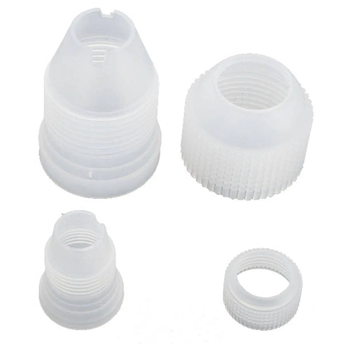 

2pcs Cake Couplers Icing Piping Nozzles Pastry Bag Tips Adaptor Sugarcraft Tool