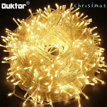

Holiday 10M 20M 30M 50M 100M Led String Garlands Lights Christmas Tree Fairy Light for Home Garden Party Outdoor Decoration