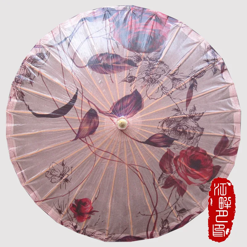 

JIANGPANYUE Chinese Ancient Paper Umbrella Handmade Craft Gifts Lovers Wedding props Umbrella Oiled Paper Parasols