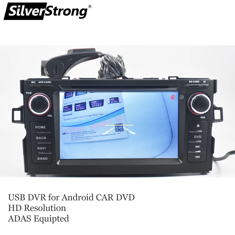 SilverStrong фронтальная DVR камера с ADAS USB камера для Zeniss SilverStrong Android8.1 8,0 7,1 6,0 OS автомобильный DVD gps навигация