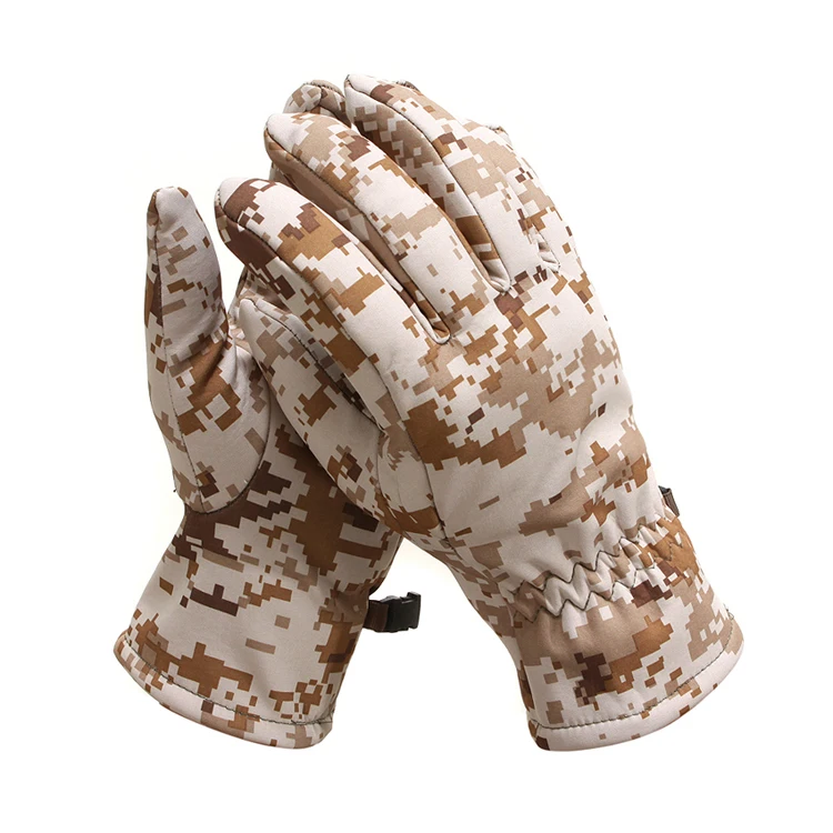 Mountainskin Для мужчин зимние Повседневное военно-тактические теплые перчатки полный палец мягкой оболочки безопасности перчатки для защиты