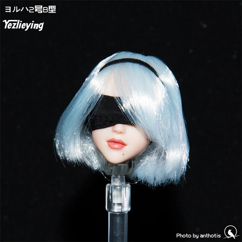 

1/6 Scale Head Sculpt For Hot Toys Body Neil Machinery Age 2b Sister can move eyes Carving OB Style Fit 12 Inch hot toys Figure