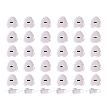 

Exit Cover, Baby Proof Socket Plug, Baby Protection Electric Wall Socket Cover (30 Plugs + 6 Buttons)