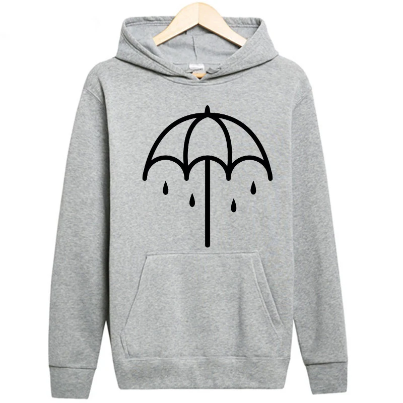  Causal Hip Hop Sudaderas Solid Color Cotton Long Sleeve Hoodies Men Clothes Bring Me The Horizon Pr