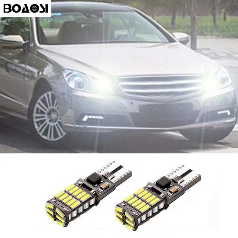 

BOAOSI 2x T10 194 W5W Canbus Car Parking Light For Mercedes Benz CLS GLK E200 E260 E300 W219 W220 w202 w220 w204 w203 A/C/E/S/R