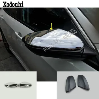

Car Body Plastic Back Rear View Rearview Side Mirror Trim Frame Lamp Hoods 2pcs For Honda Civic 10th Sedan 2016 2017 2018 2019