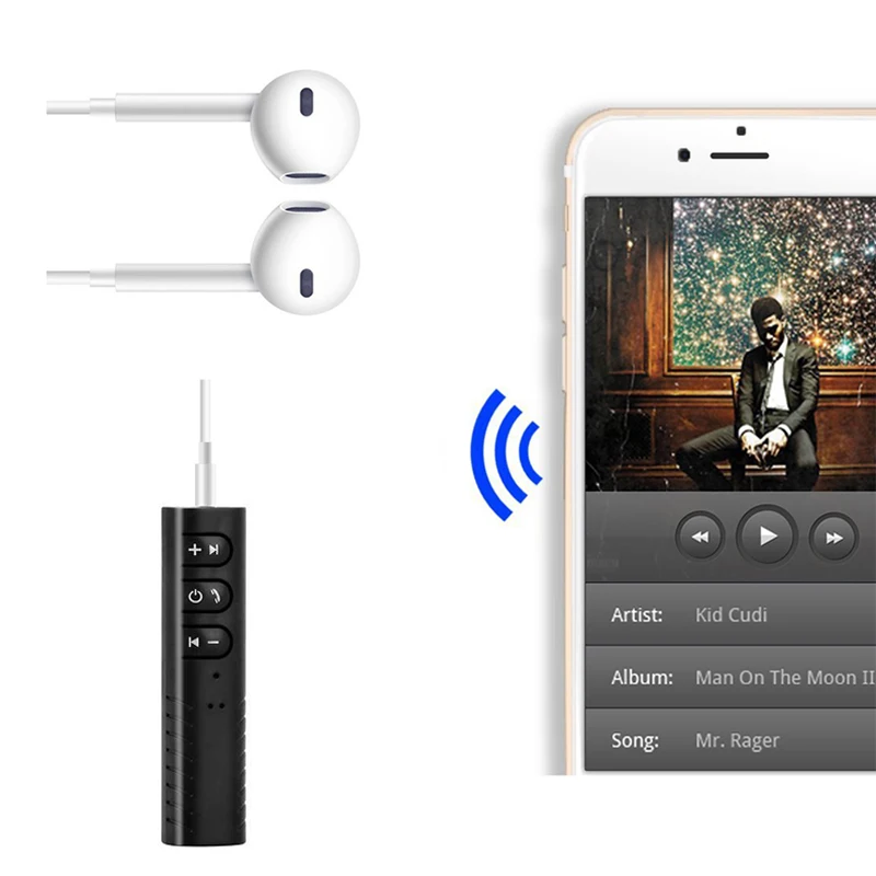 3.5mm Jack Aux Handsfree Car Bluetooth Wireless Bluetooth Receiver Kit Adapter For Headphone MP3 Music Audio Reciever Adapter (5)