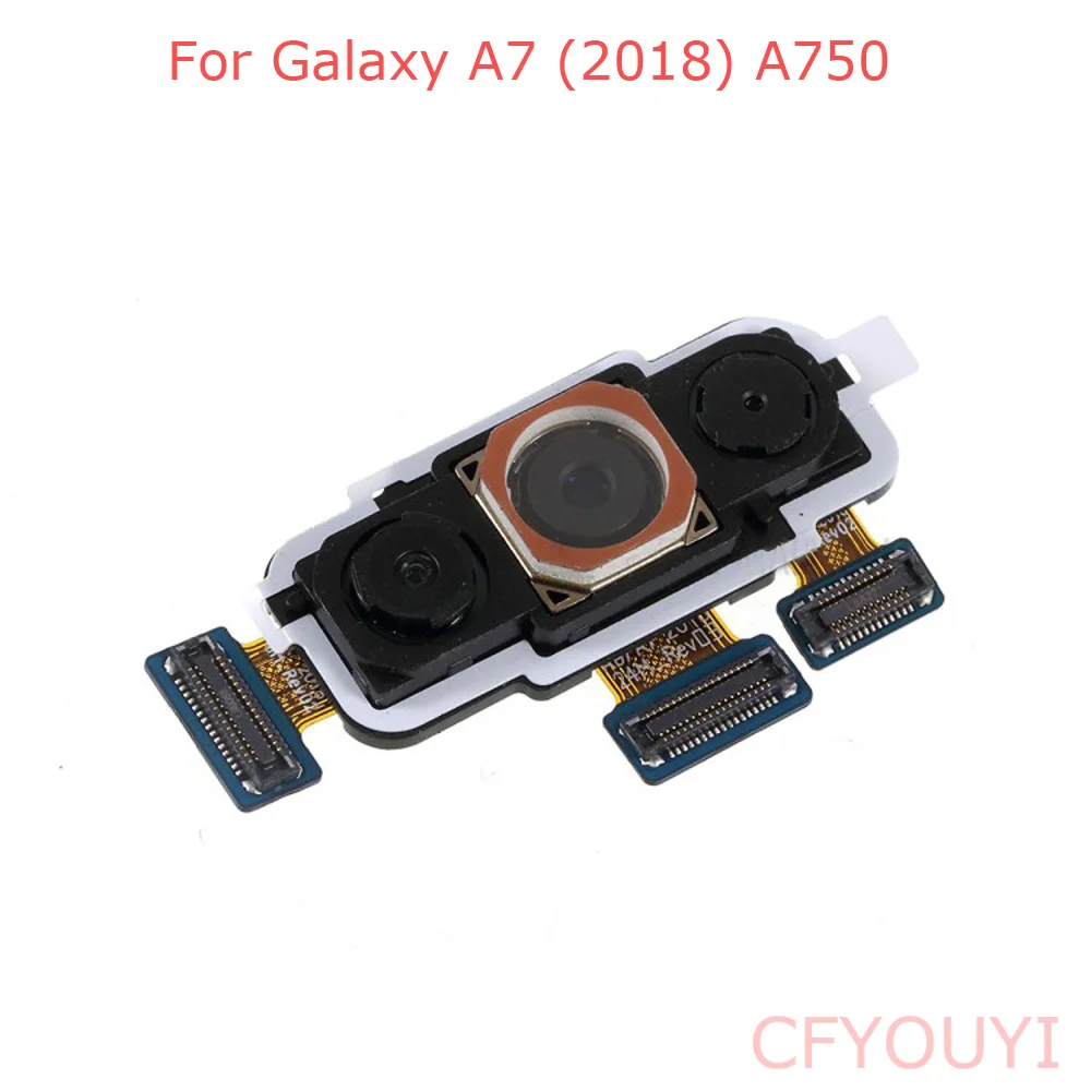 Модуль задней камеры для Samsung Galaxy A7 2018 A750 модуль большой гибкий кабель|Шлейфы