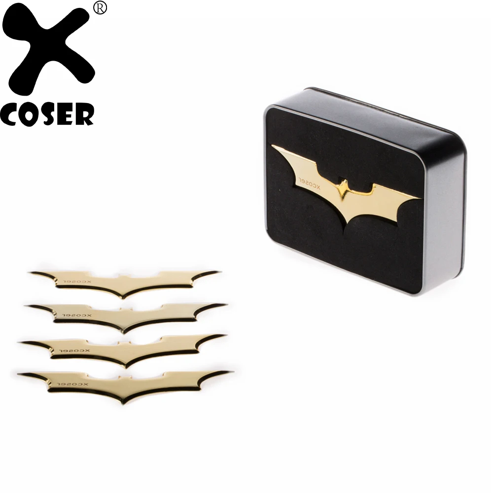 XCOSER дротики с Бэтменом реквизит для косплея аксессуары костюма золотые Дартс из