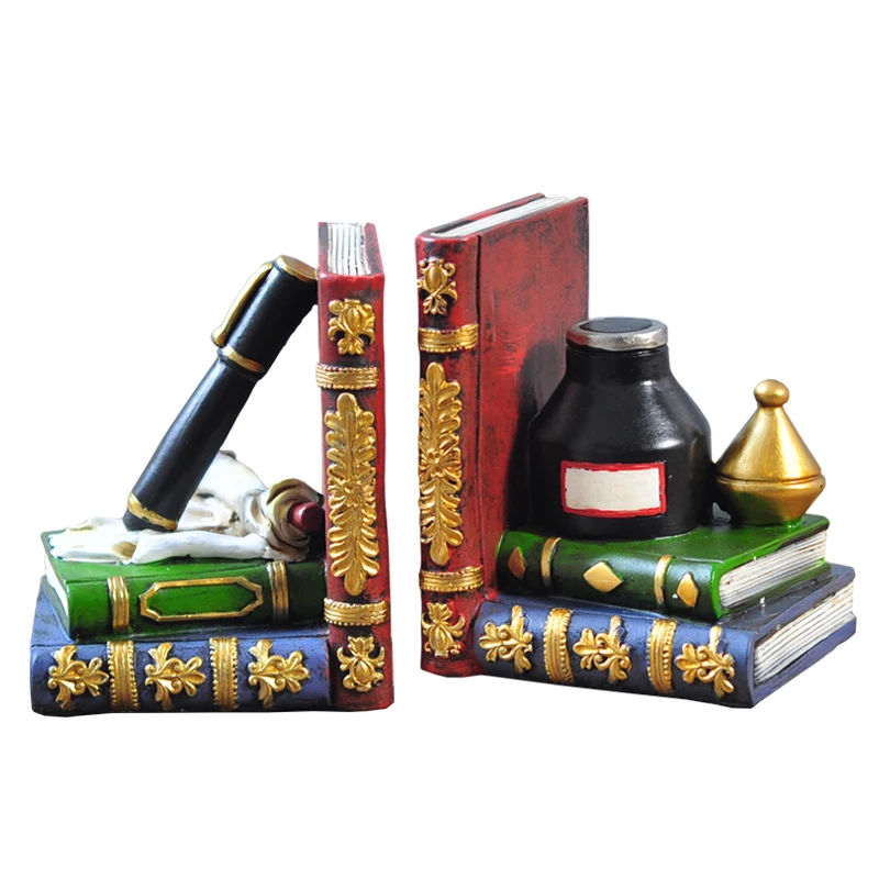 Usa الرجعية الأثاث والديكور مكتب دراسة الكتب الدفتين فائدة نموذج تأثيث المنزل غرفة الديكور