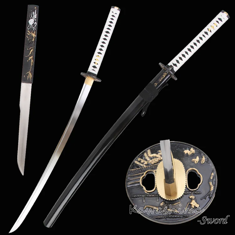 Japanese Ninja Sword Katana with Small Knife High Carbon Steel ...