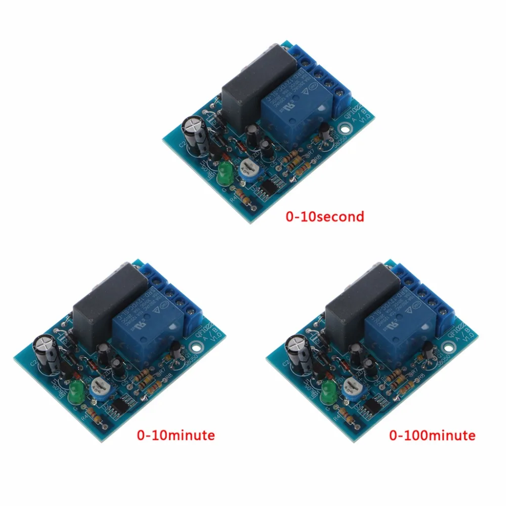 

AC 220V Adjustable Timer Delay Switch Turn On/Off Time Relay Module Time Relays