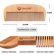 1 шт., новинка, 2 цвета, карманная деревянная расческа, супер деревянные расчески, не статическая Расческа для бороды, инструмент для укладки волос