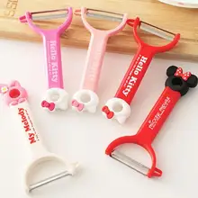 5 шт./лот) красивая мелодия Минни нержавеющая украсть Кухонные Ножи Пилинг с розничной упаковке