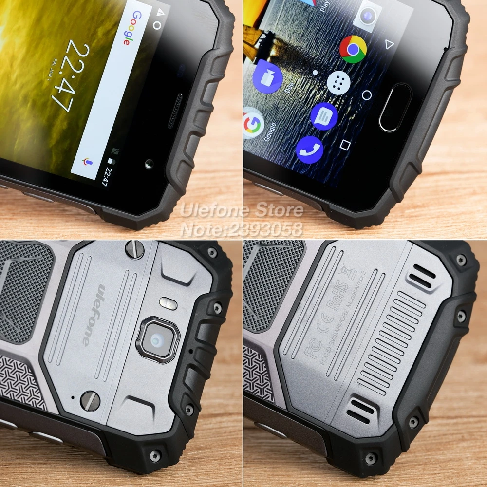 Ulefone Armor 2S IP68 водонепроницаемый мобильный телефон Android 7,0 5," FHD MTK6737T четырехъядерный 2 ГБ+ 16 Гб 4G глобальная версия смартфона