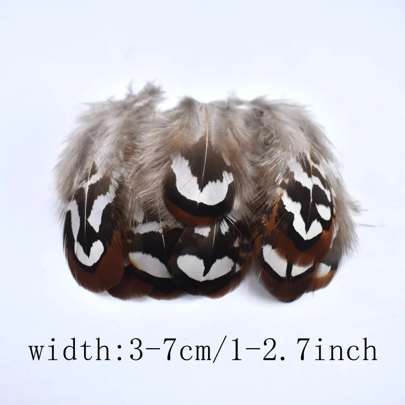 4 to 3-7cm 20-100 шт Высокое качество натуральные перья фазана для одежды DIY Перья павлина для украшения куриное перо - Цвет: 4 to 3-7cm