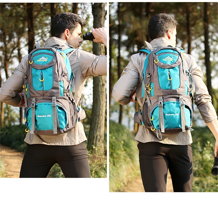 60L 50L 40L мужской водонепроницаемый рюкзак для путешествий, спортивная сумка, рюкзак для альпинизма, походов, альпинизма, кемпинга, рюкзак для мужчин