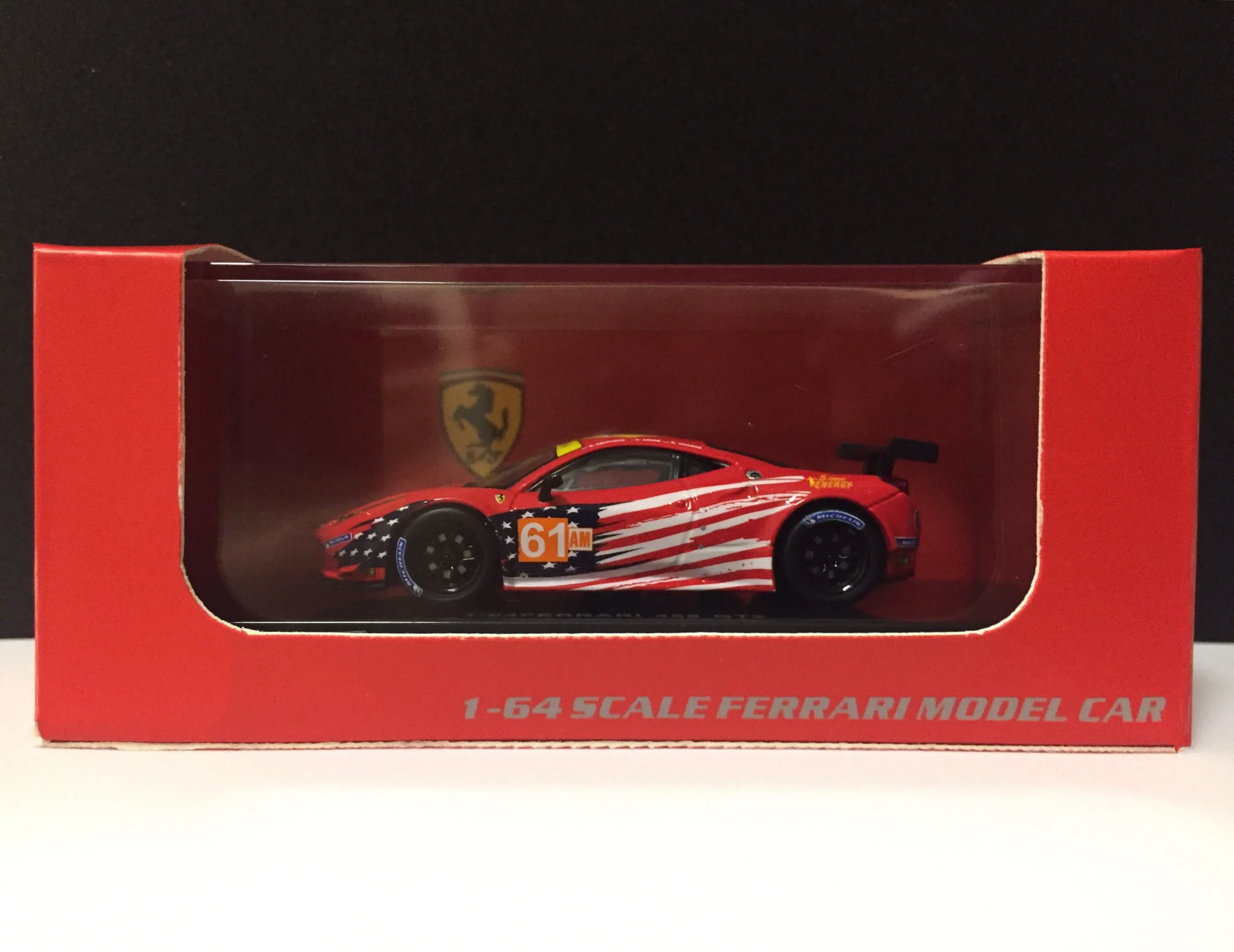 

Rare New Special Die Cast Metal 1/64 SPEED GT 458 GT2 Le Mans Table Display Collection Model