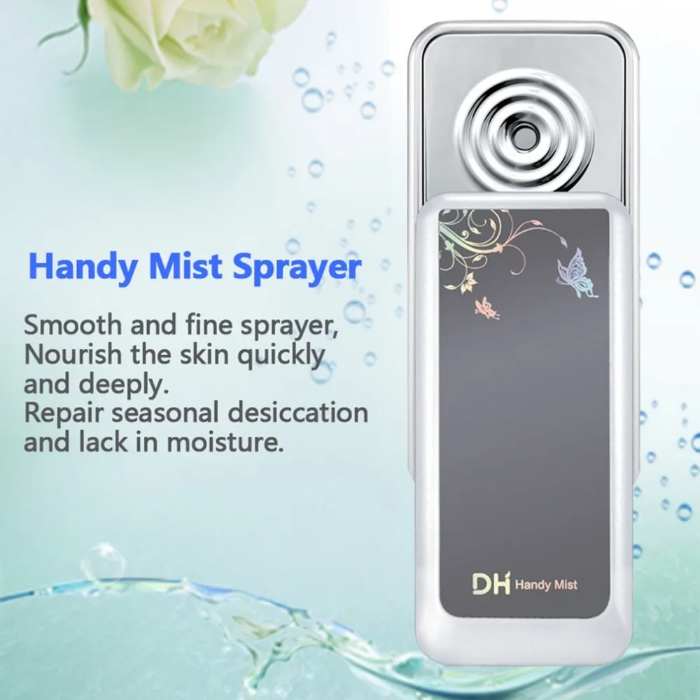 New Portable Mist Sprayer Facial Body Nebulizer Skin Rejuvenation Steamer Anti-aging Beauty Tool Anti-wrinkle SkinCareDevice