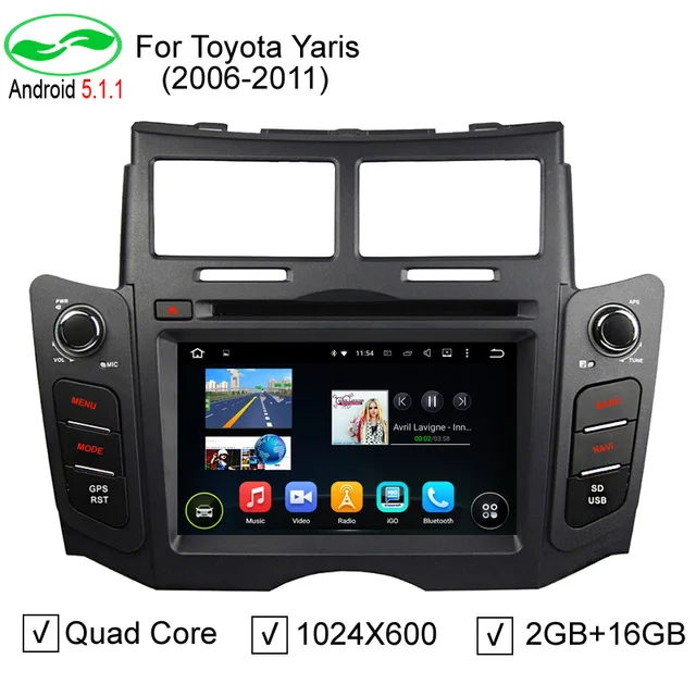 7 дюймовый автомобильный DVD на основе Android WIFI BT GPS ПК/мультимедиа