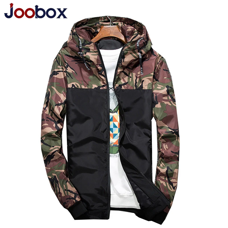 

Men Bomber Jacket Thin Slim Long Sleeve Camouflage Military Jackets Hooded Windbreaker Zipper Outwear Army Drop Shipping 5XL 6XL