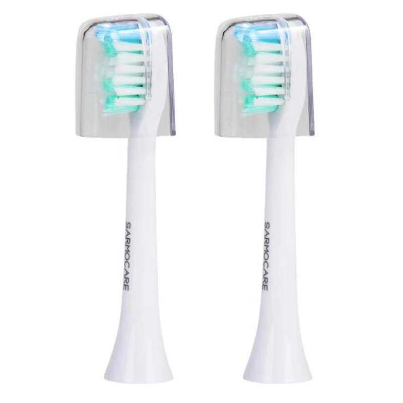 2 шт. отбеливание зубов Головка зубной щётки для Sarmocare S100/200 ультра sonic Электрический подходит Digoo DG-YS11 зубные щетки головы