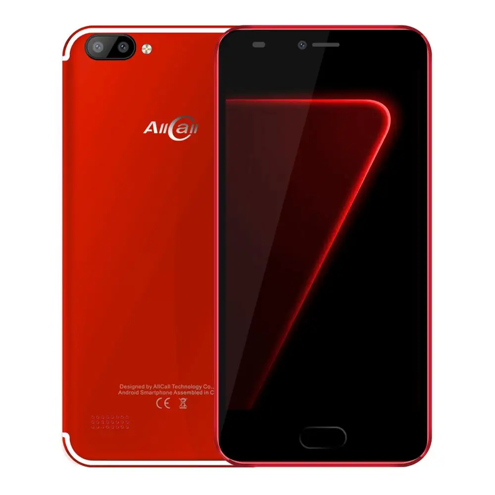 AllCall Alpha 5,0 ''MTK6580 1. 3g Гц четырехъядерный Android 7,0 1 Гб ram 8 Гб rom 8MP+ 2MP 2300mAh 3g samrtphone