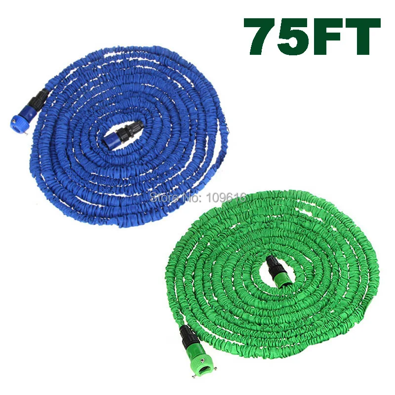75FT Ultralight Flexible 3X Expandable Garden Magic Water Hose Pipe + Faucet Connector Fast | Дом и сад