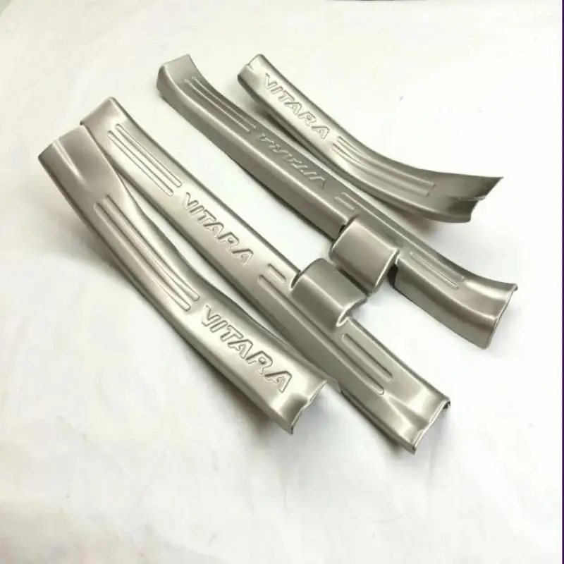 

Car Styling For Suzuki Vitara Inner Door Sill Scuff Plate Guard Door Sills Pedal Protector Car Stickers Accessories 2015 2016