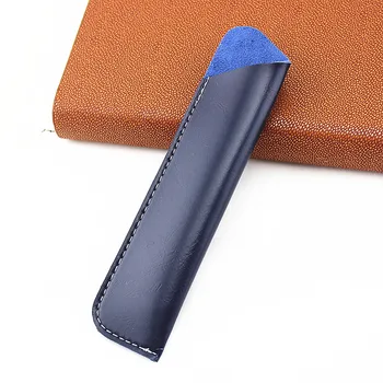 

luxury leather Pen Pouch Pencil Bag Pen Case Sleeve For Fountain/Ballpoint Pen, Travel Diary Pen Cover
