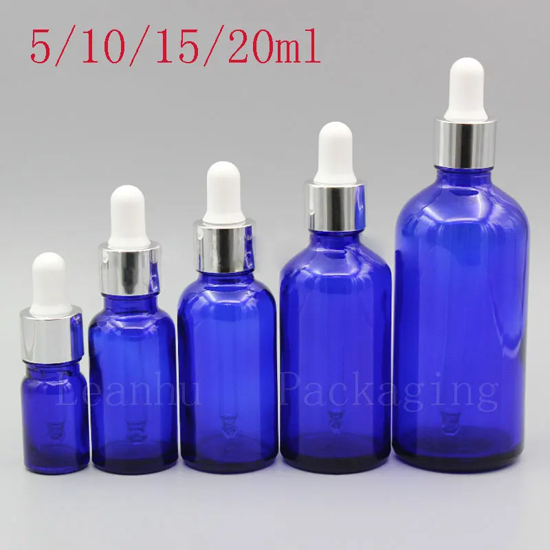Blue Essential oil Bottle ,Empty Beauty &Skin Care Packing Makeup