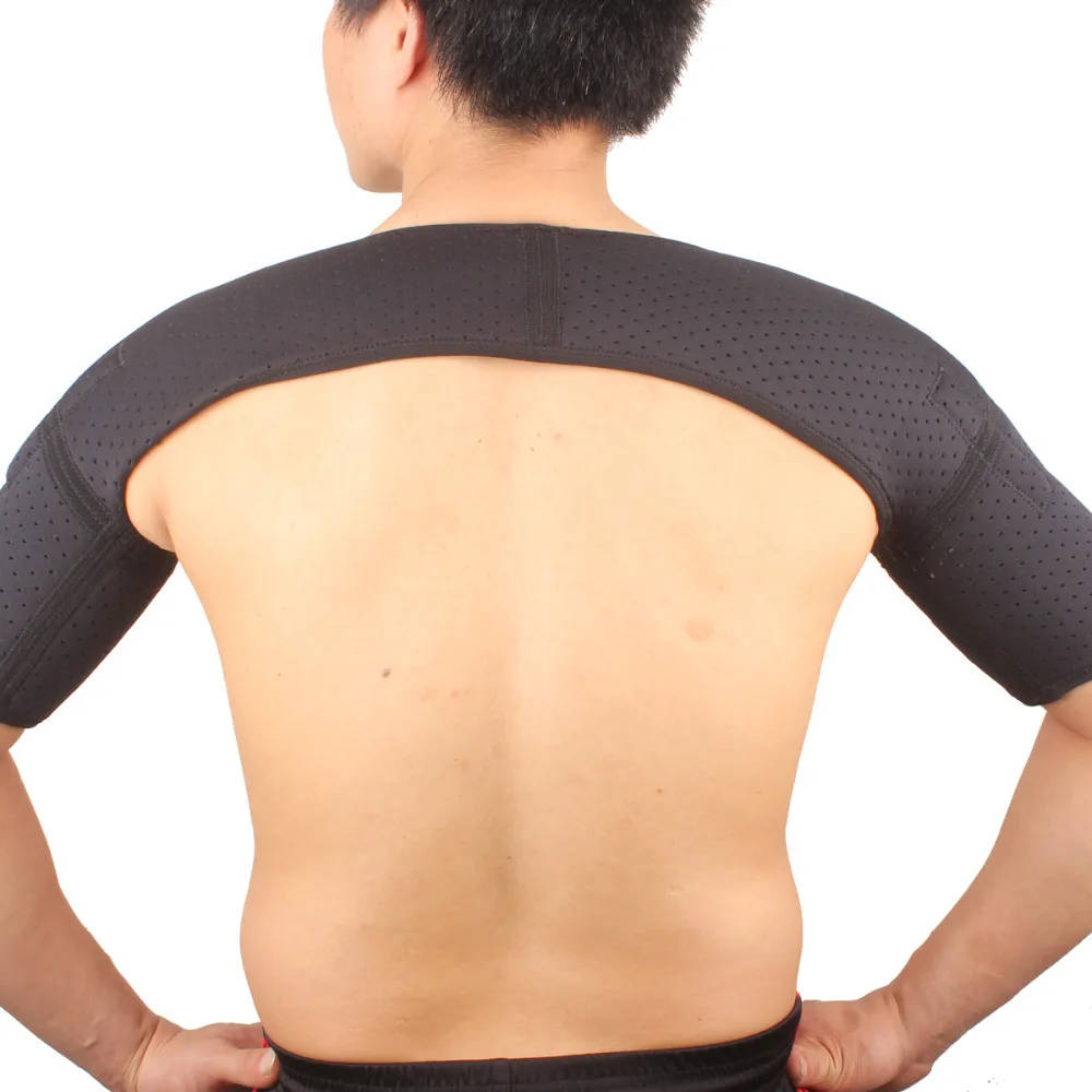 Best Quality shoulder sleeve compression Basketball Running football  Movement warm Shoulders Protection back Support back belt - AliExpress