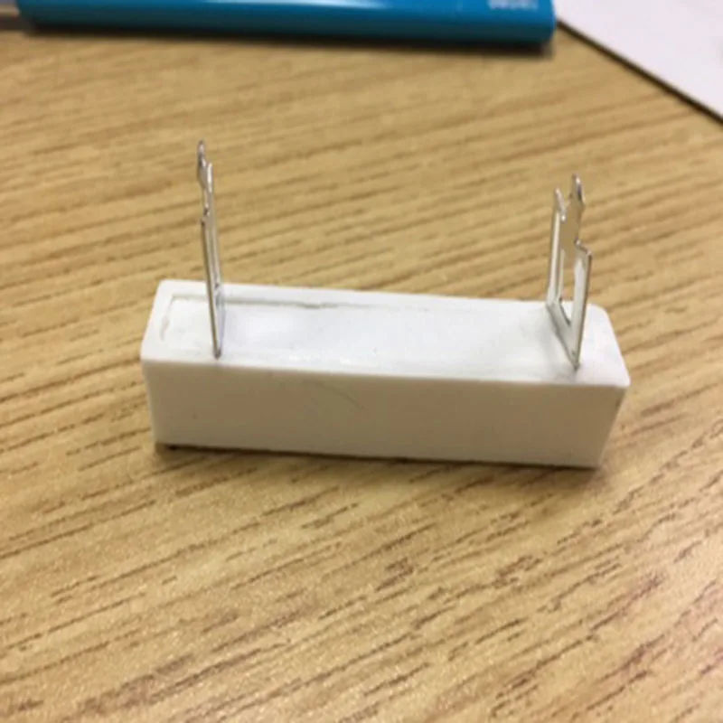 

30W cement resistor speaker crossover stage speaker high power high frequency porcelain shell resistor connector 1 ohm-30 ohm