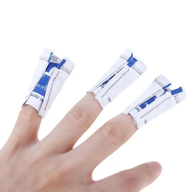 

200pcs/Set Professional Disposable Nail Polish Gel Removal Wraps Manicure Cleaner Pads Nail Polish Remover Wipes