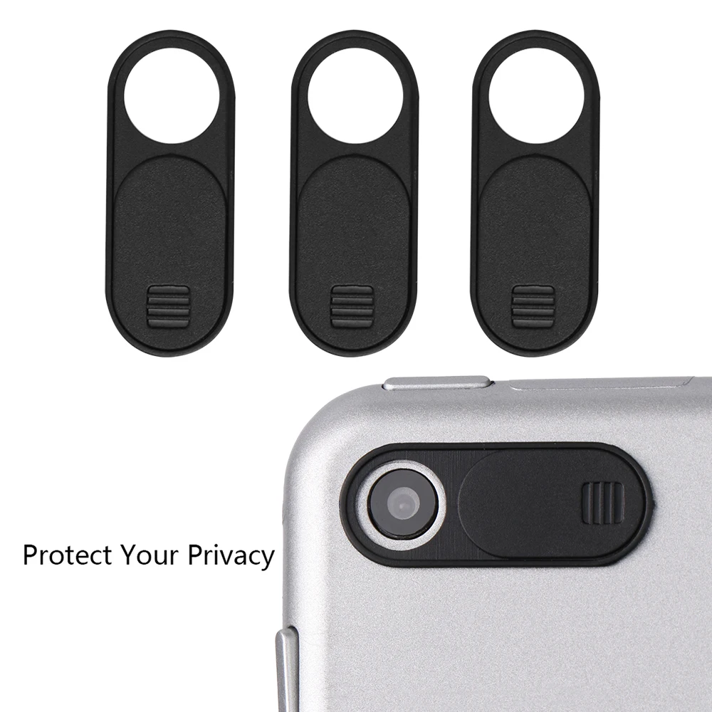 3PCS Universal WebCam Cover Shutter Magnet Slider Plastic Camera Cover for IPhone PC Laptops Mobile Phone Lens Privacy Stick cell phone camera lens