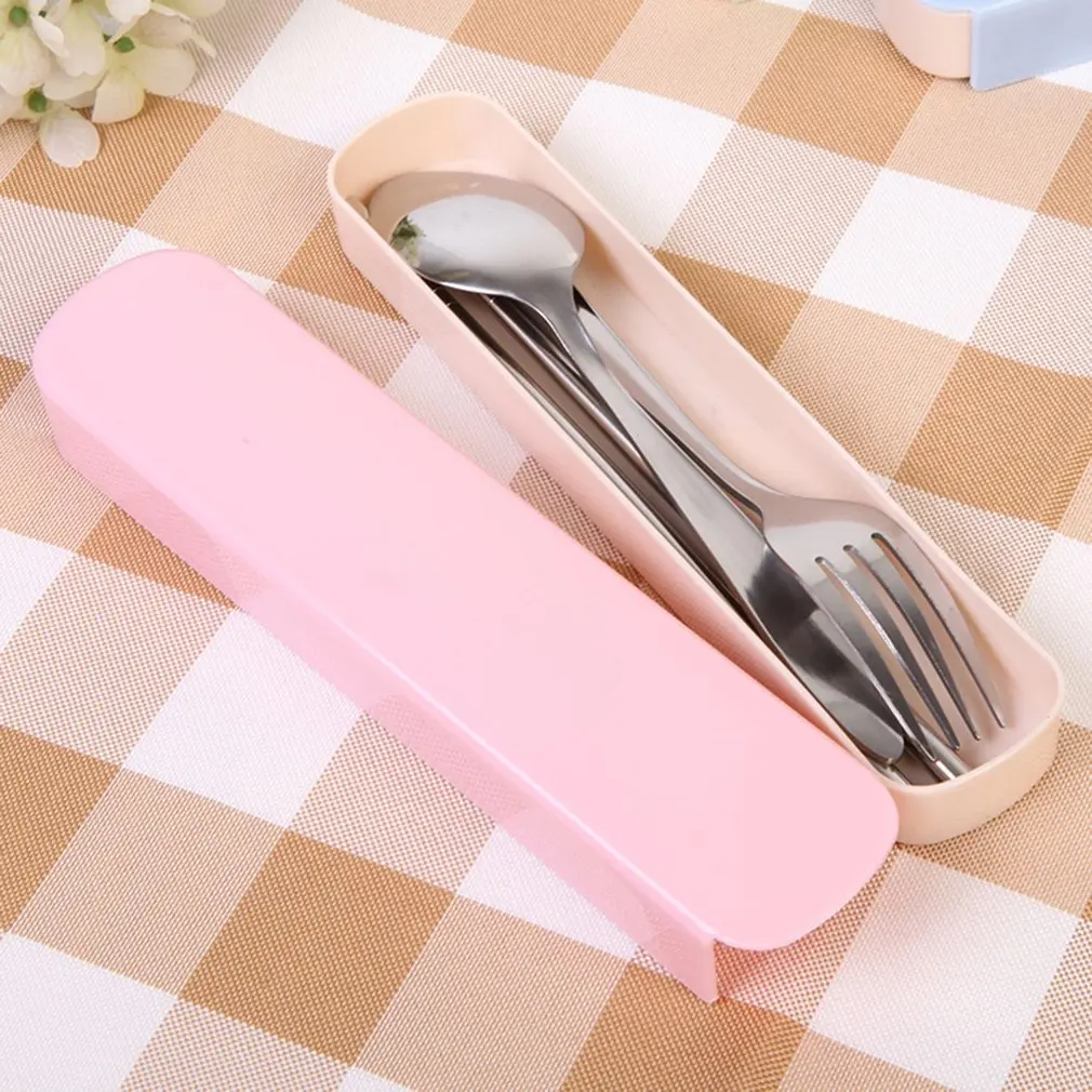 2018 new Portable Travel Dinnerware Set dinner set cutlery dinnerware set Chopsticks Spoon Fork