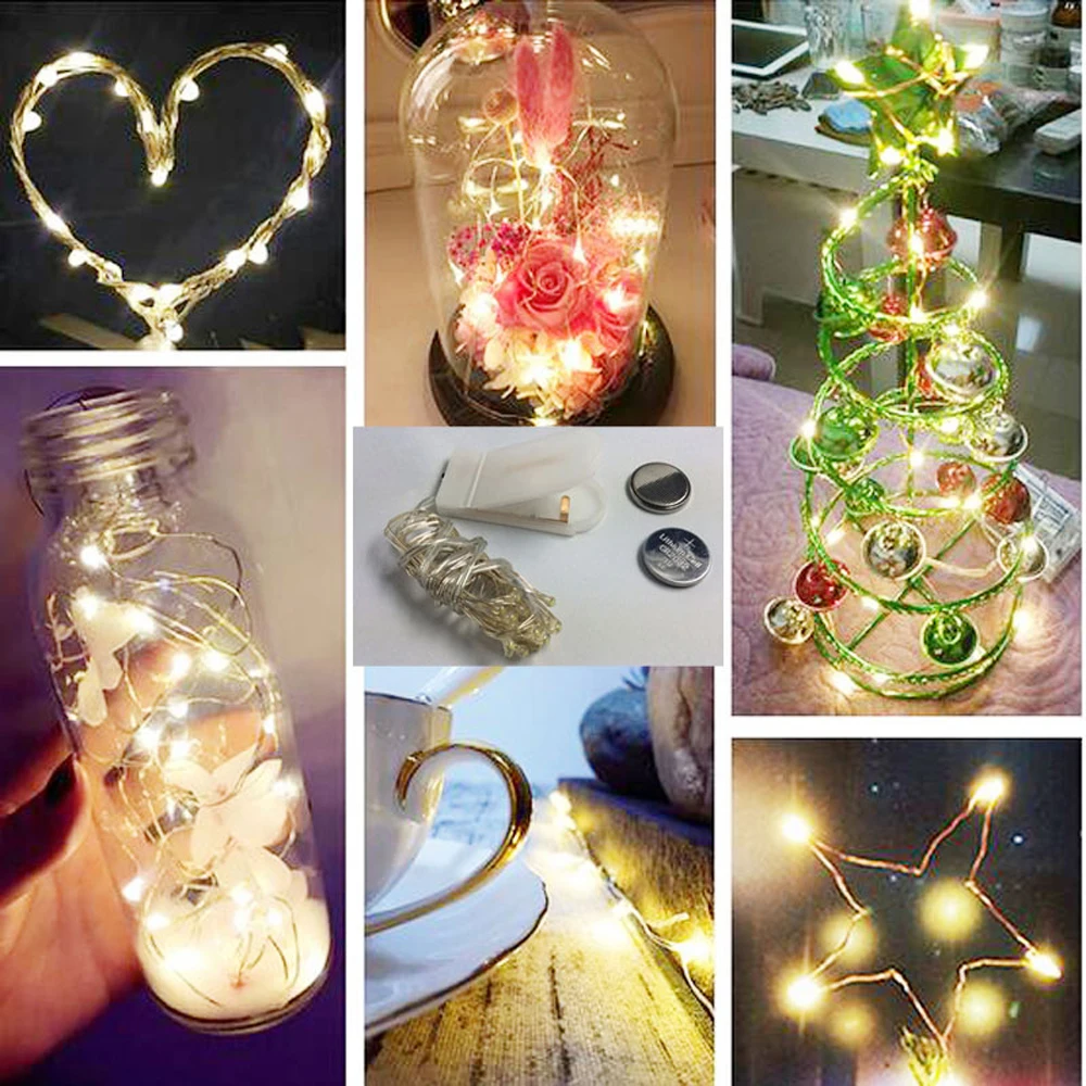 2M 20 LED Battery Powered Fairy String Light Christmas Wedding Party Decoration 