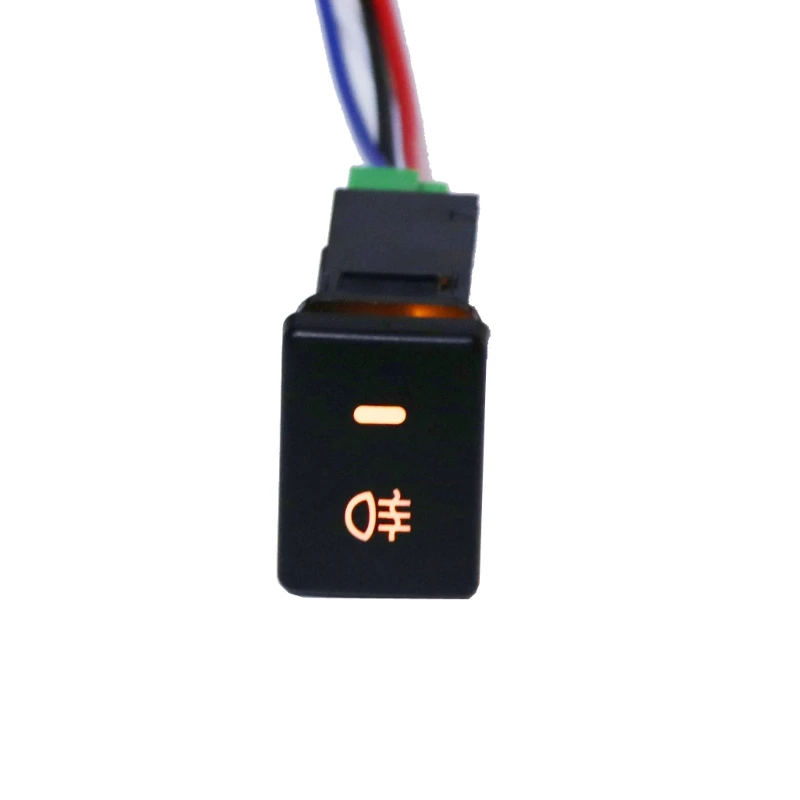 

DC12V Rear Fog light Push Switch 4 Wire Button For Toyota Camry Prius Corolla