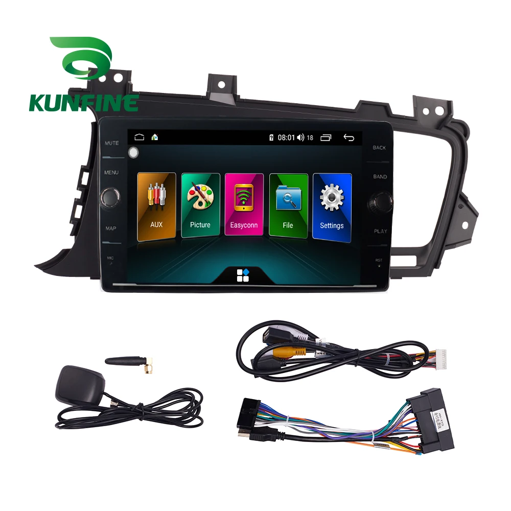 Восьмиядерный 4 Гб ОЗУ 64 Гб ПЗУ Android 8,1 автомобильный DVD gps плеер Deckless автомобильный стерео для KIA K5 2009- радио головное устройство