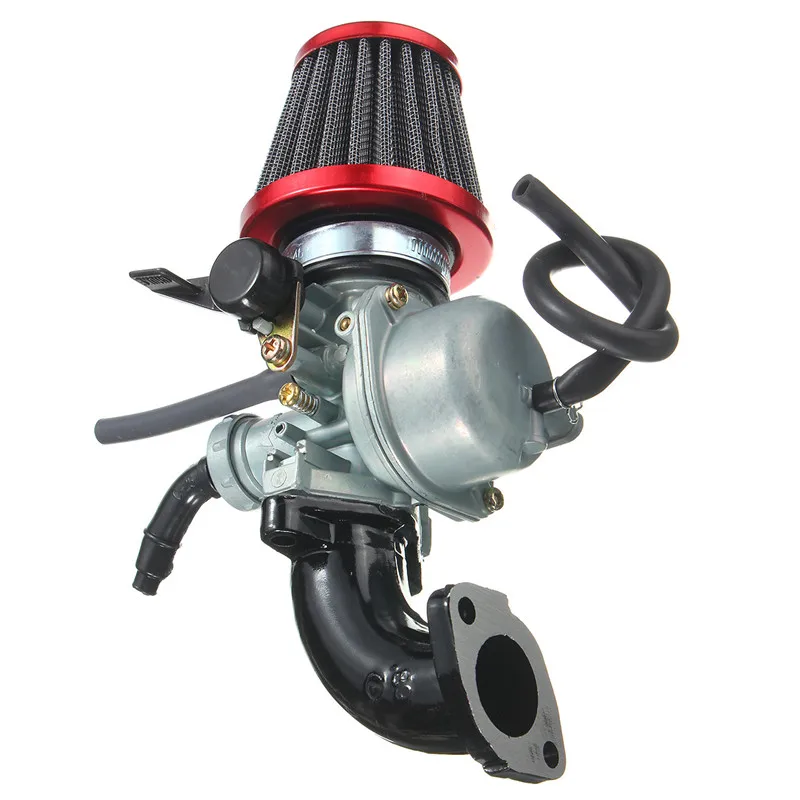 22 мм PZ22 Carb Карбюратор воздушный фильтр впускной трубы для 110cc 125cc SSR Lifan CRF50 питбайк Мотоцикл ATV