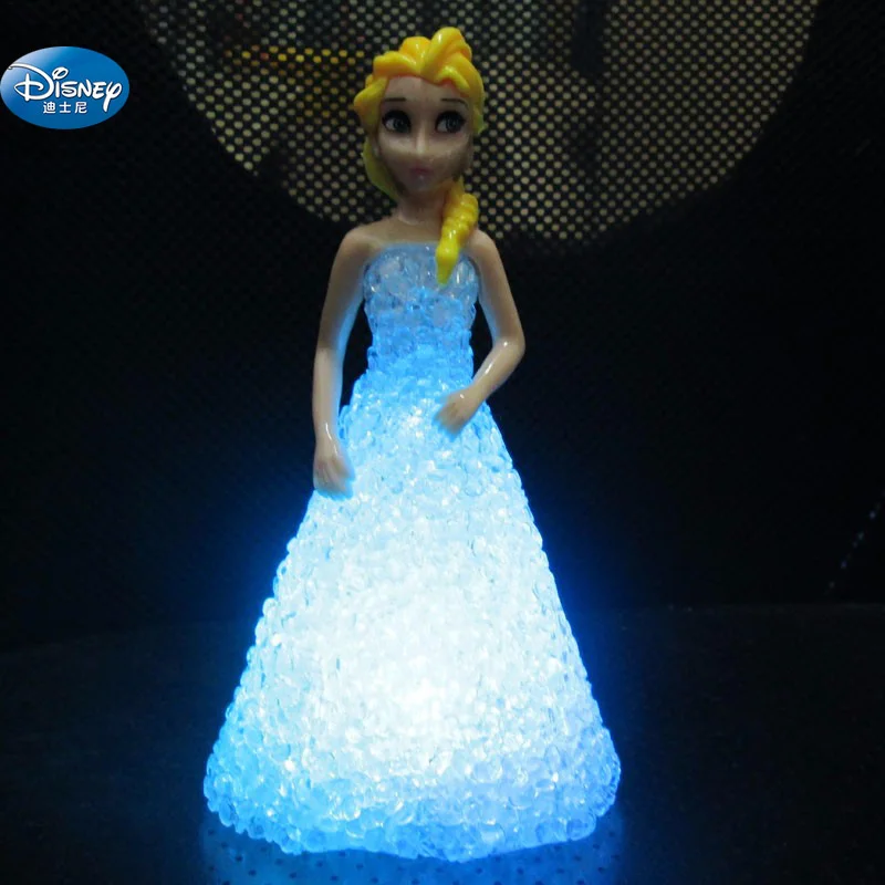Poupée en cristal princesse Action Elsa congelée avec lumière LED