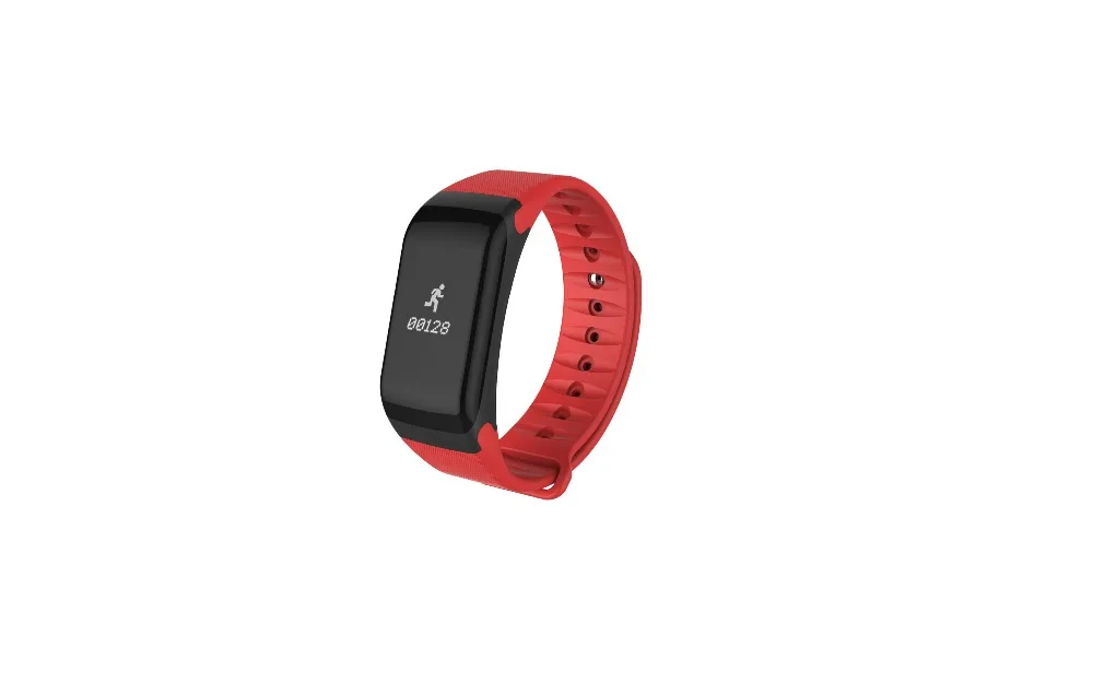 Smartch F1 Bluetooth Smart Wristband Pedometer Smartband Heart Rate Monitor Smart Band PK CK11 ID107