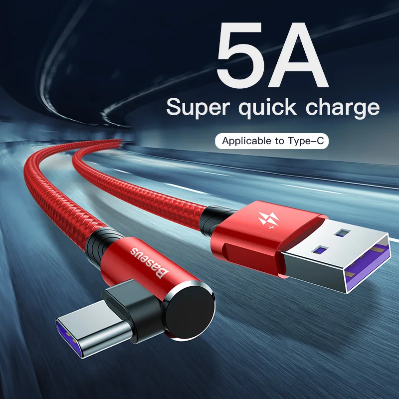 Baseus Upgrade MVP USB Type C Cable for Huawei mate 20 pro 5A Super Quick Charge Fast Charging Cable Compatible Type-C Baseus Upgrade MVP USB Type C Cable for Huawei mate 20 pro 5A Super Quick Charge Fast Charging Cable Compatible Type-C