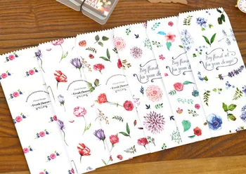 

New 5pcs / Set fashion light flower series Stationery paper envelope Wholesale