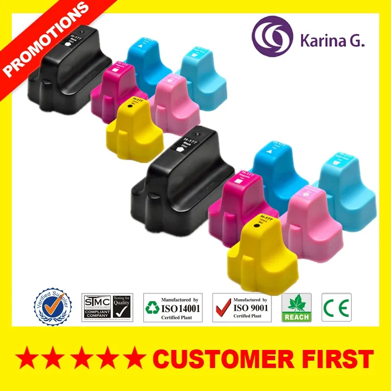 12X совместимый для HP177 костюм HP Photosmart C5150 C5140 Photsmart C5180|printer cartridges|compatible printer
