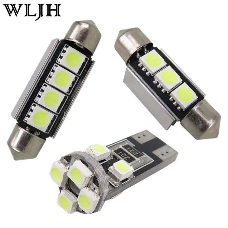 

WLJH 14x White Canbus Bulb Car LED Interior light Package kit for BMW 3 Series Sedan M3 E90 328i 330i 335i Package Kit 2006-2012