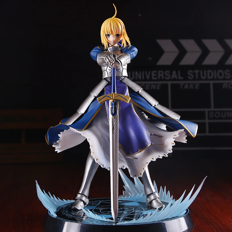 23 см аниме фигурка Fate stay night Ubw Zero Saber Knight Girl Arthur PVC экшн коллекционная игрушка кукла